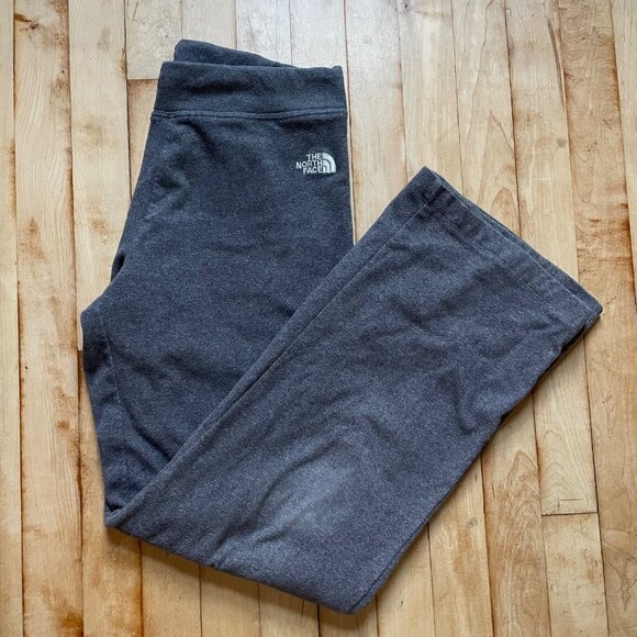 The North Face Gray Fleece Pants Women’s Small TKA 100 Lounge Outdoor Hiking - Picture 1 of 7